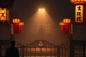 《长夜档案》封面，雨夜路口的监控画面被拉成慢镜头